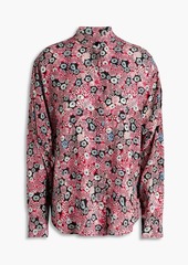 Isabel Marant - Printed silk-blend crepe blouse - Pink - FR 38