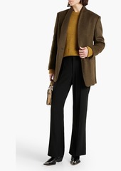 Isabel Marant - Pruston wool-blend twill bootcut pants - Black - FR 34