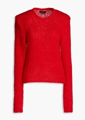Isabel Marant - Ribbed wool and mohair-blend sweater - Green - FR 34