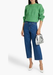 Isabel Marant - Rossy ribbed cotton-blend sweater - Green - FR 34