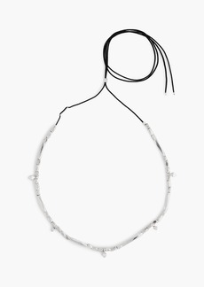 Isabel Marant - Silver-tone and cord necklace - Metallic - OneSize