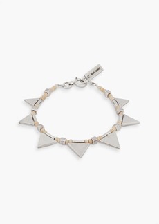 Isabel Marant - Silver-tone stone bracelet - White - OneSize