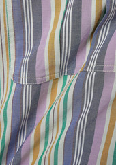Isabel Marant - Taylor oversized striped cotton-poplin shirt - Purple - FR 34