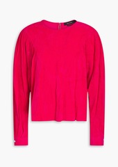 Isabel Marant - Venilia gathered corduroy blouse - Pink - FR 38