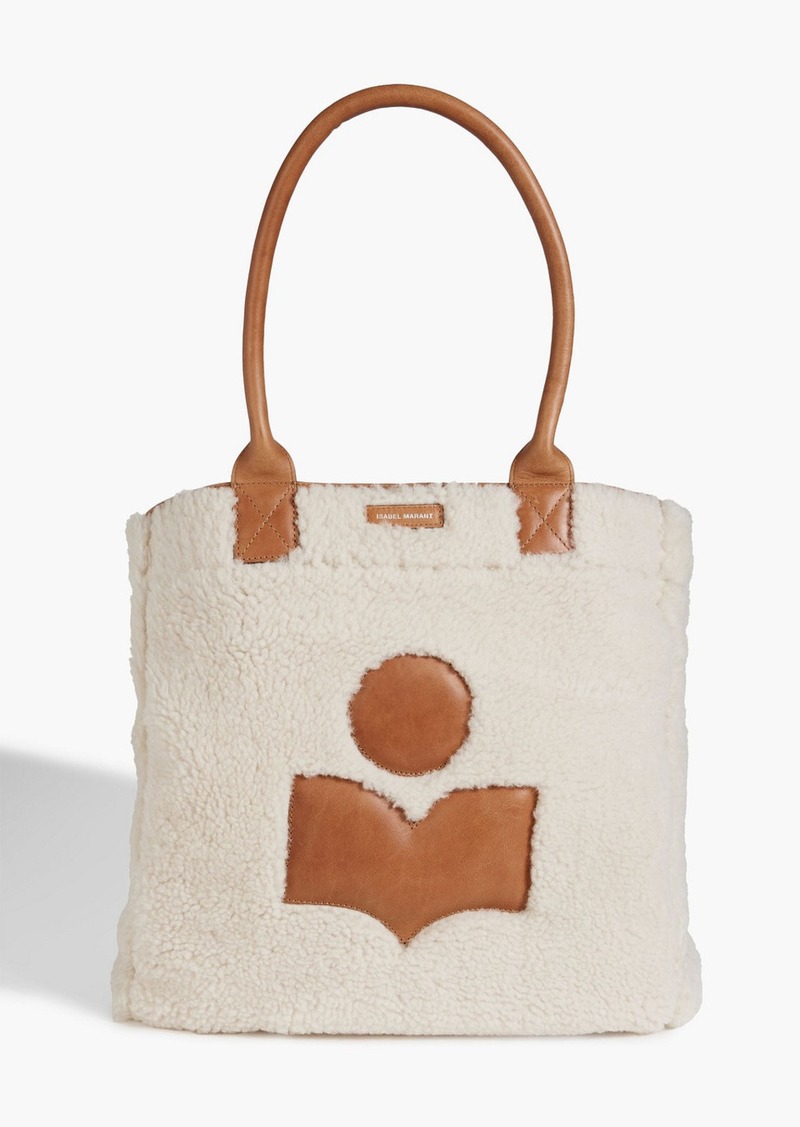 Isabel Marant - Yenky shearling tote - White - OneSize