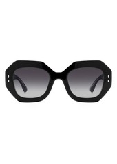Isabel Marant 52mm Gradient Geometric Sunglasses