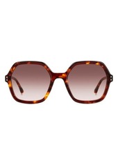 Isabel Marant 55mm Gradient Square Sunglasses