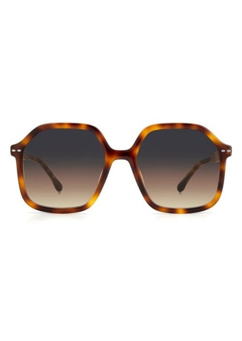Isabel Marant 55mm Square Sunglasses