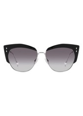 Isabel Marant 58mm Gradient Cat Eye Sunglasses
