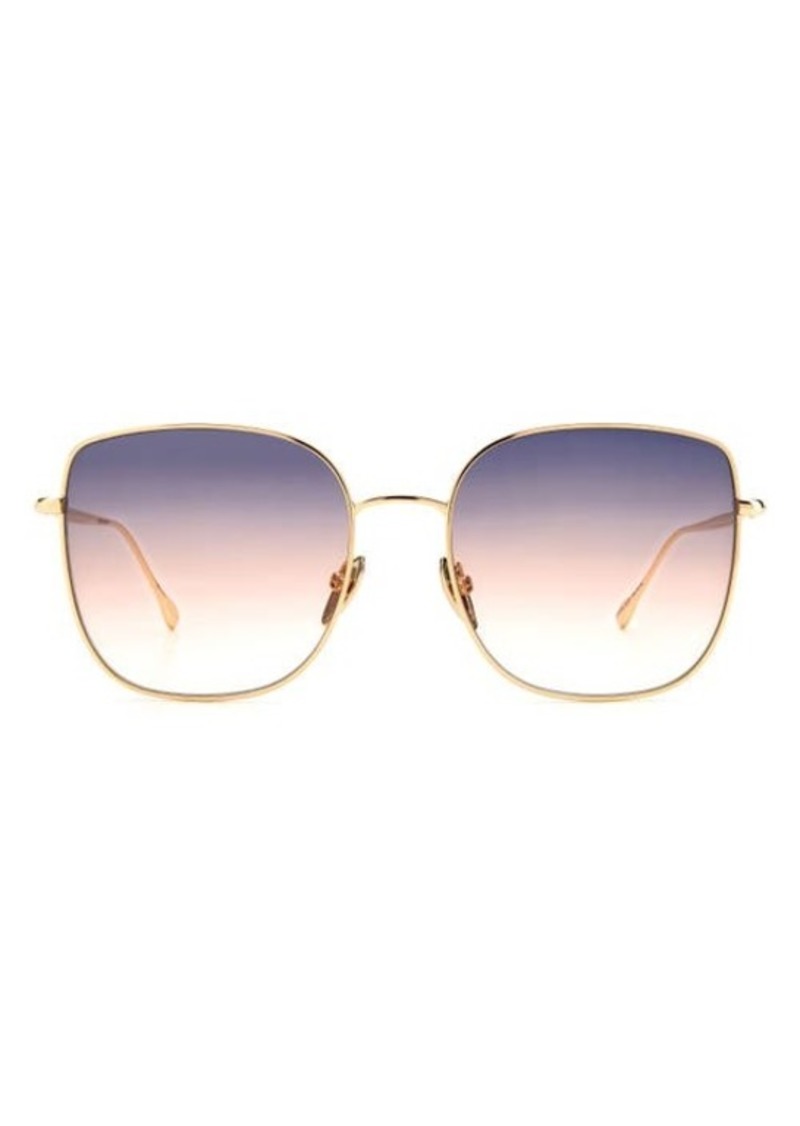 Isabel Marant 58mm Gradient Square Sunglasses