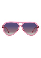 Isabel Marant 59mm Gradient Aviator Sunglasses in Pink at Nordstrom Rack