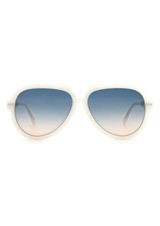 Isabel Marant 59mm Gradient Aviator Sunglasses