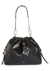 Isabel Marant Baggara Leather Shoulder Bag in Black at Nordstrom