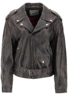 Isabel marant barbara jacket in vintage leather
