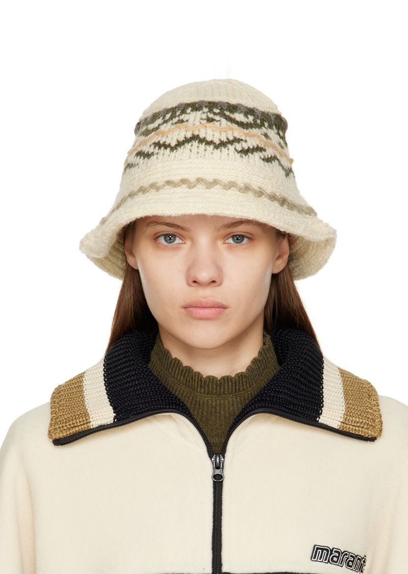 Isabel Marant Beige Galvin Hat