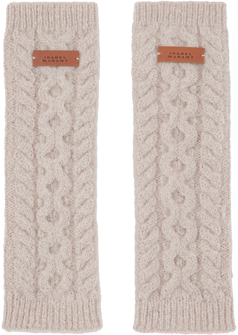 Isabel Marant Beige Treva Gloves