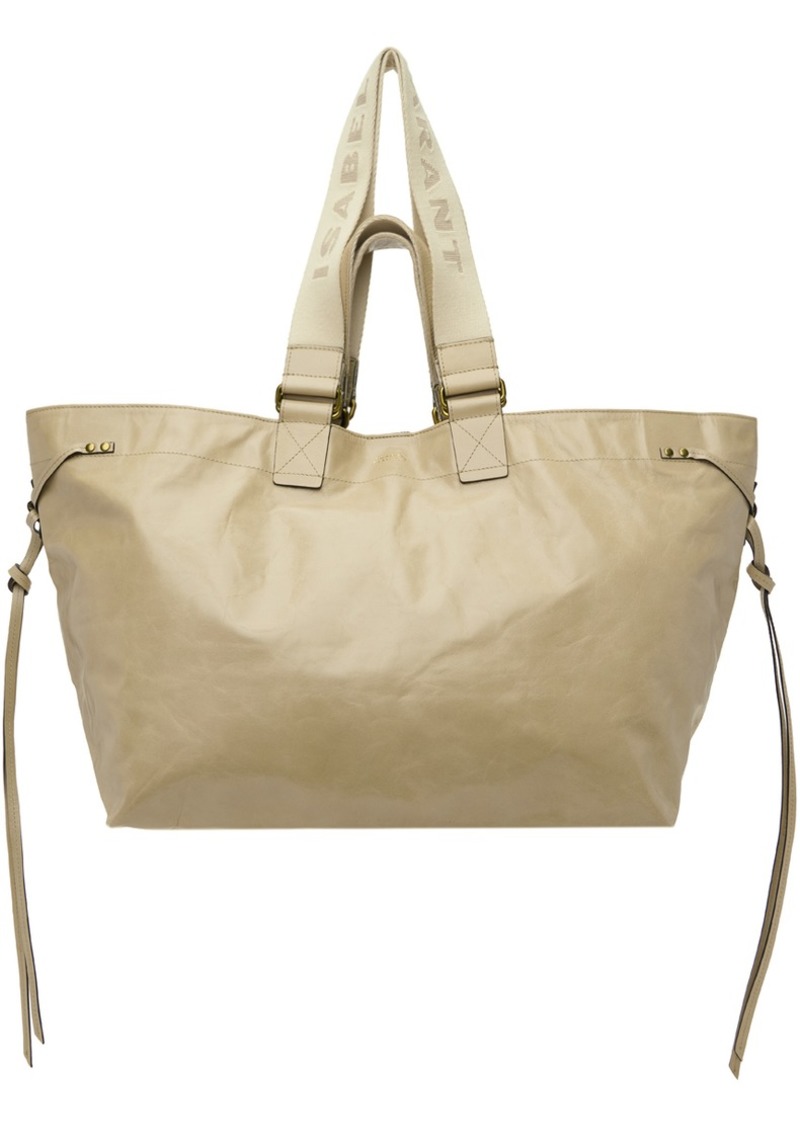 Isabel Marant Beige Wardy Leather Tote