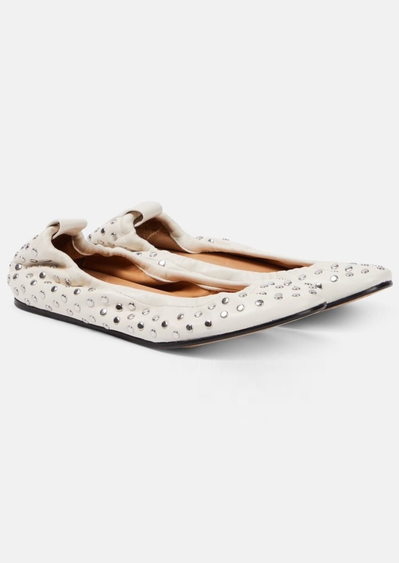 Isabel Marant Belna leather ballet flats