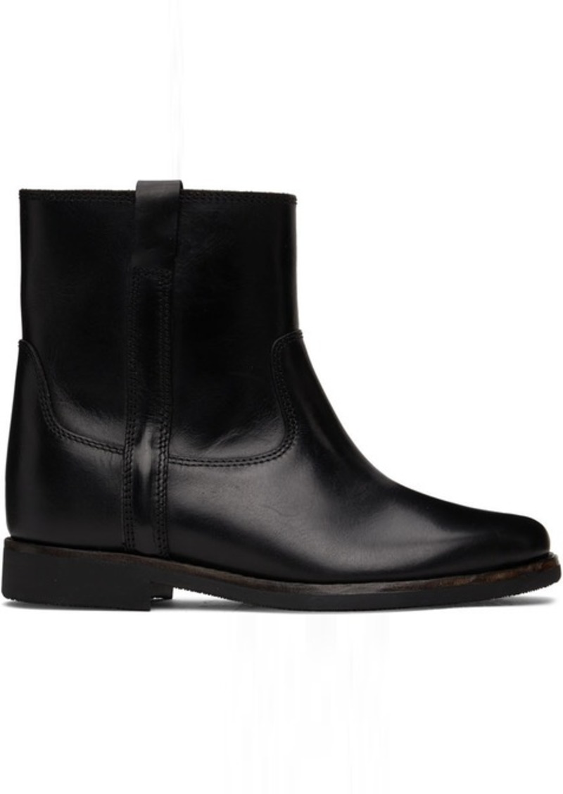 Isabel Marant Black Leather Susee Boots