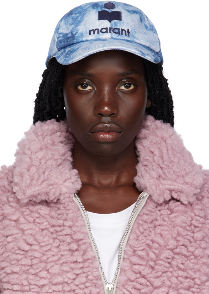 Isabel Marant Blue & White Tyron Cap