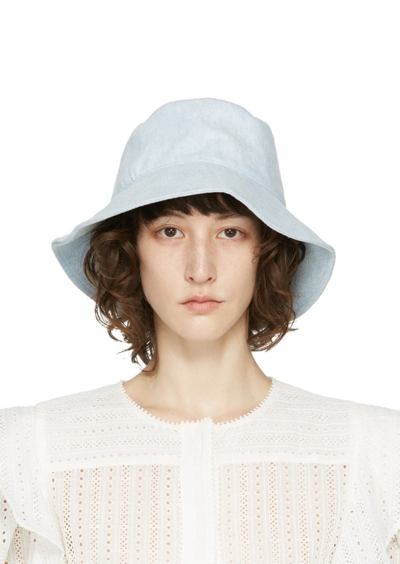 Isabel Marant Blue Loiena Bucket Hat