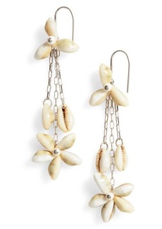Isabel Marant Cauris Flower Drop Earrings
