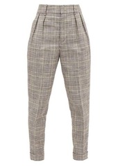 Isabel Marant Ceyo checked slim-fit trousers