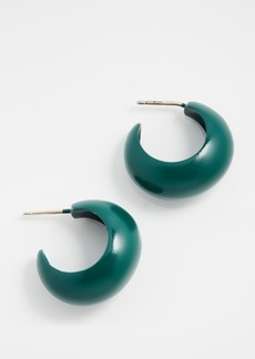 Isabel Marant Crescent Color Hoop Earrings