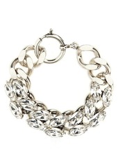 ISABEL MARANT Crystal chain bracelet