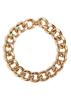 Isabel Marant Curb Chain Link Choker Necklace