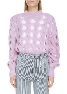 Isabel Marant Eggie Chunky Lightweight Sweater in Lilac at Nordstrom