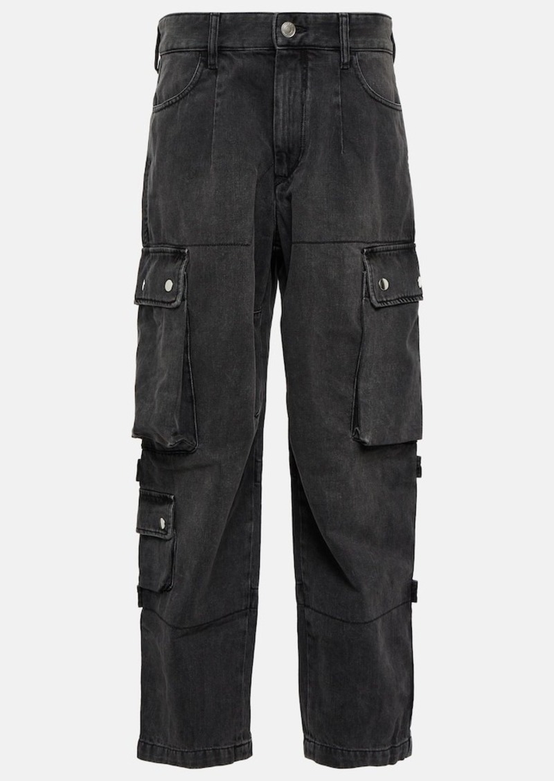 Isabel Marant Elore denim cargo pants