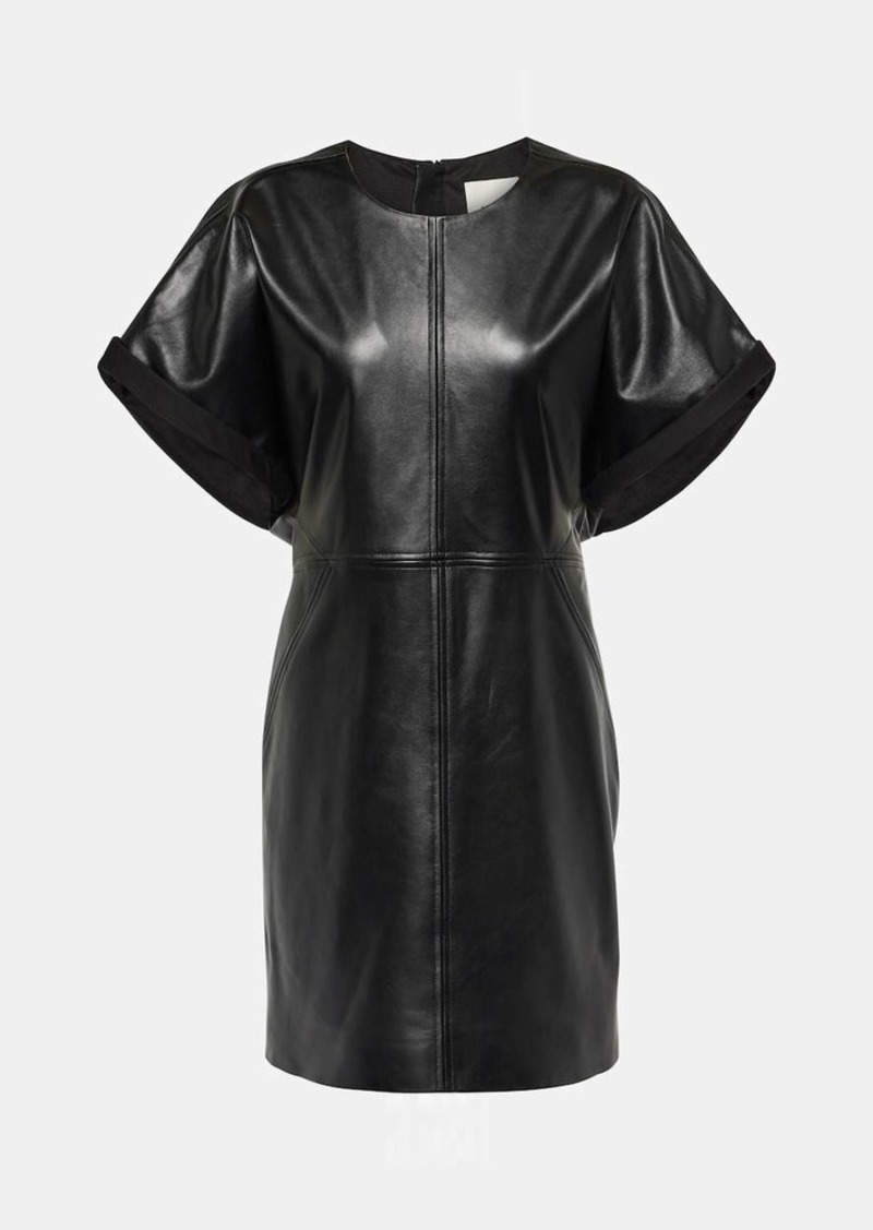 Isabel Marant Faustilia leather minidress