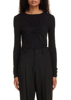 Isabel Marant Floride Ruched Long Sleeve Top