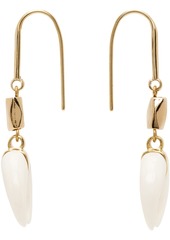Isabel Marant Gold & White Aimable Earrings