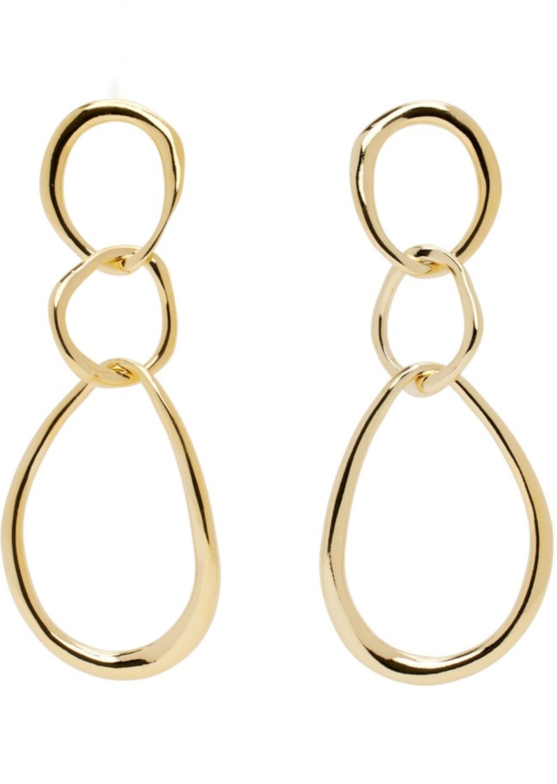 Isabel Marant Gold Chain Link Earrings