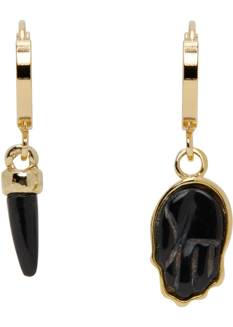 Isabel Marant Gold Mismatched Earrings