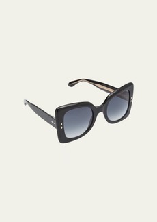 Isabel Marant Gradient Acetate Butterfly Sunglasses