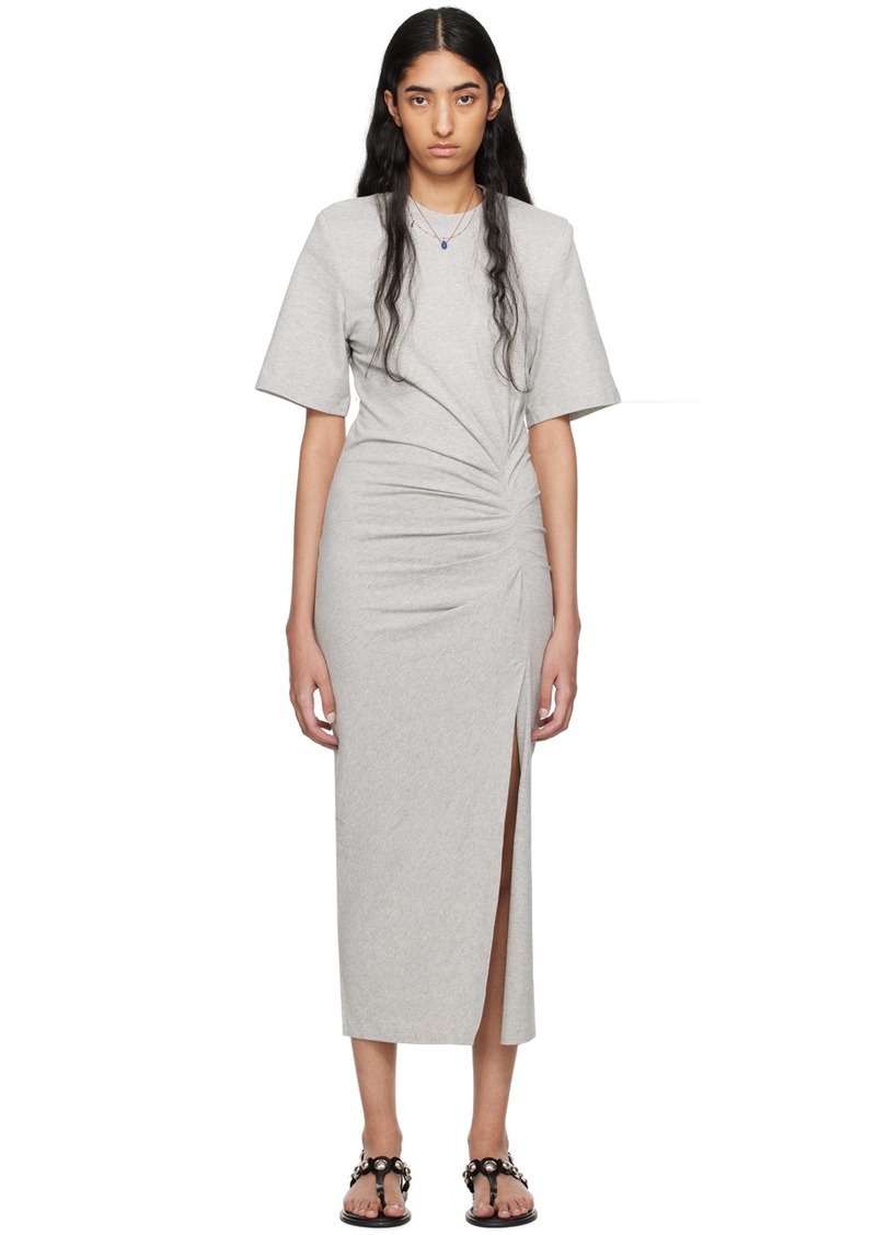 Isabel Marant Gray Lexia Midi Dress