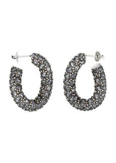 ISABEL MARANT Hoop crystal earrings