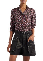 Isabel Marant Ilda Abstract Print Button-Up Shirt