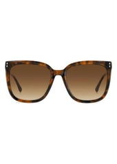 Isabel Marant In Love 57mm Gradient Square Sunglasses