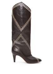 Isabel Marant Lahia eyelet-embellished leather boots
