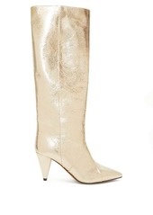 Isabel Marant Laomi knee-high snake-effect leather boots