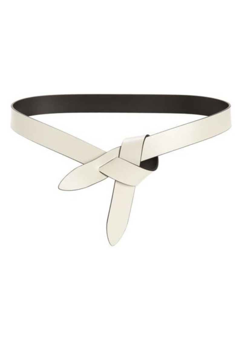 Isabel Marant Lecce Knotted Reversible Leather Belt