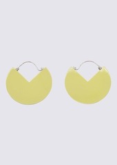 ISABEL MARANT LIGHT YELLOW AND SILVER '90 EARRINGS