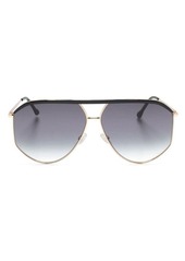 ISABEL MARANT logo-engraved pilot-frame sunglasses