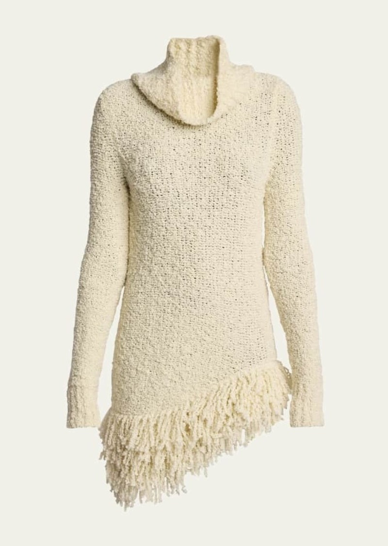 Isabel Marant Meloe Fringe Knit Mini Dress