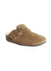 Isabel Marant Mirvin Genuine Shearling Lined Clog in Taupe at Nordstrom