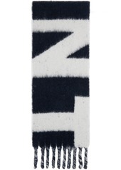 Isabel Marant Navy & Gray Loliana Scarf